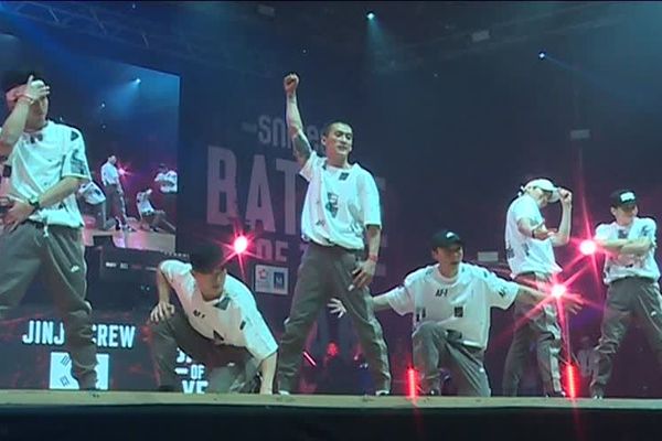 Le crew coréen, champion du monde de danse hip-hop ce samedi à l'Arena de Montpellier - 17 novembre 2018