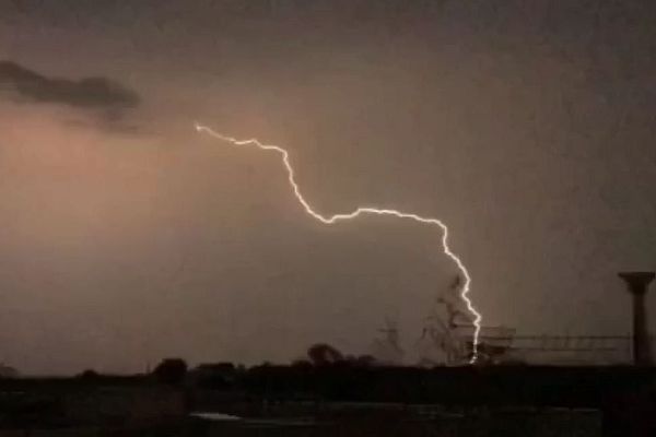 Castelnau-le-Lez (Hérault) - violent orage vers 21h - 5 août 2018.