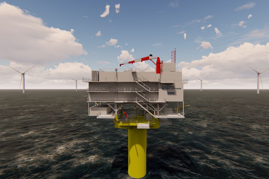 La sous-station électrique, élément clé d'un champ éolien offshore