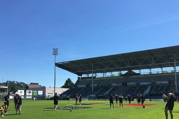 Le CAB à l'entrainement le 2 juin 2019