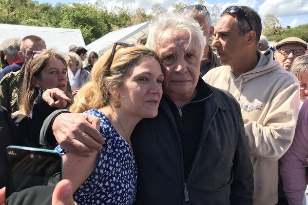 Caroline Jolivet et Michel Sardou