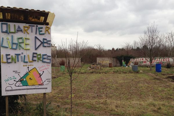 Le potager du quartier libre des lentillères a été fondé en 2010