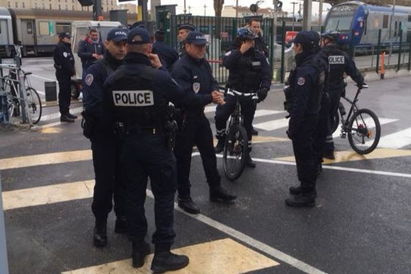 La Police de Sécurité du Quotidien à la gare Saint-Charles à Marseille