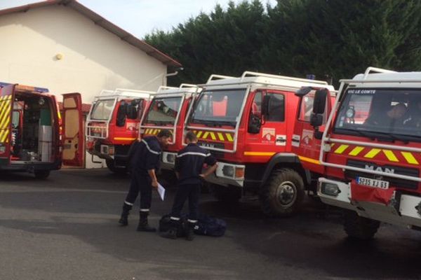 70 sapeurs pompiers partent en renfort dans le sud-est pour prévenir les risques d'incendie