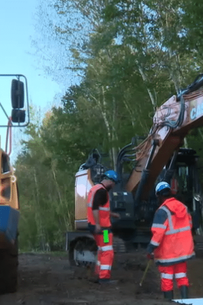 Les travaux dureront encore au moins deux semaines.