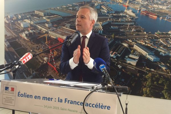 François de Rugy, le 14 juin 2019 à Saint-Nazaire