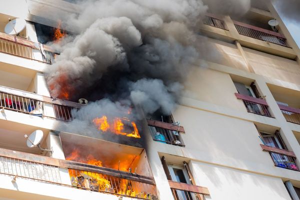 Incendie 15e arrondissement Marseille