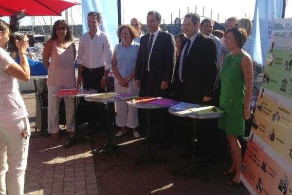 14/09/13 - Lancement de campagne municipale pour François Tatti sur le port de Toga à Bastia