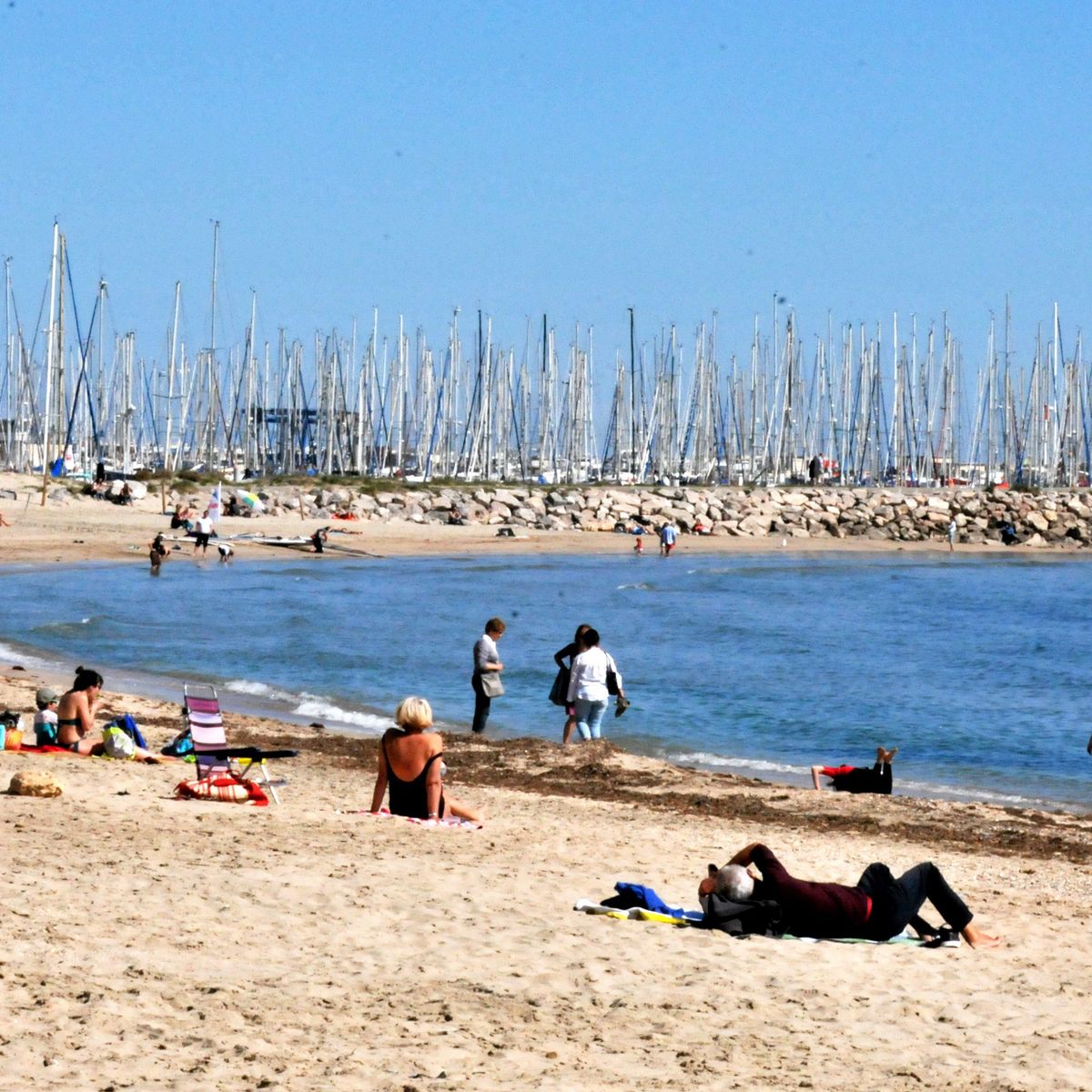 Dernier Jour De L Ete Indien Sur Les Plages De L Herault