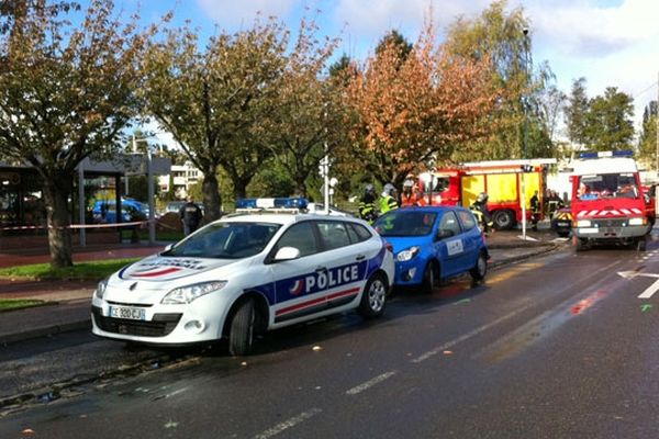 La fuite de gaz dans le centre commercial de Bois-Guillaume a été signalée à 15 heures