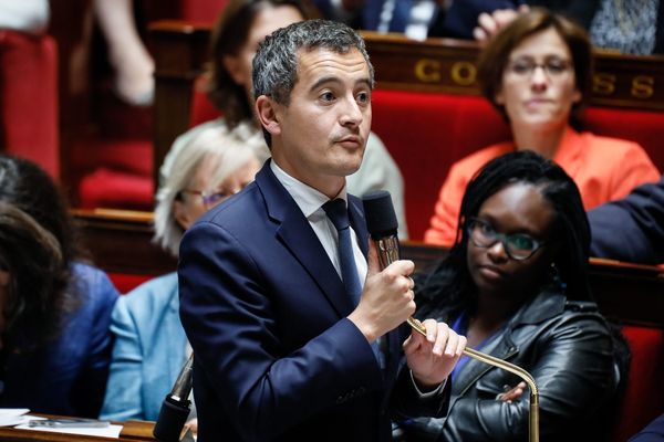 Le ministre de l'Action des Comptes publics, Gérald Darmanin, mardi 10 septembre à l'Assemblée nationale.
