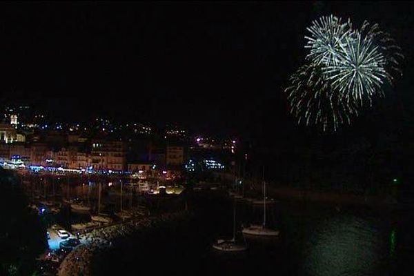 Le feu d'artifice du 14 juillet à Bastia