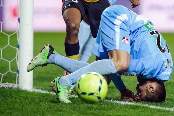 Adrian Mutu à Montbelliard, le 6 avril