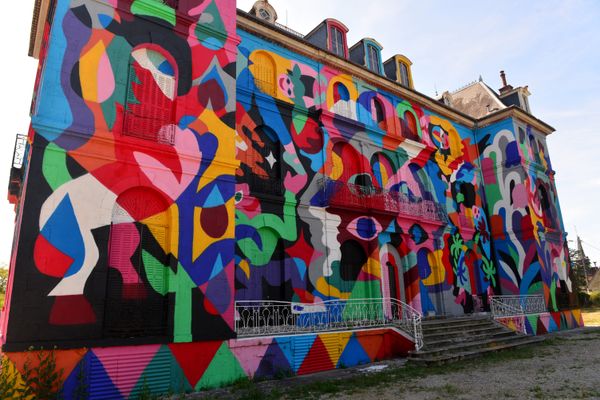 Tous les ans, le château de la Valette célèbre le street art, comme ici en 2019. Photo d'illustration