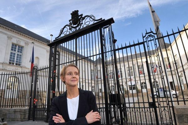 Laurence Garnier la candidate de l'UMP à Nantes.