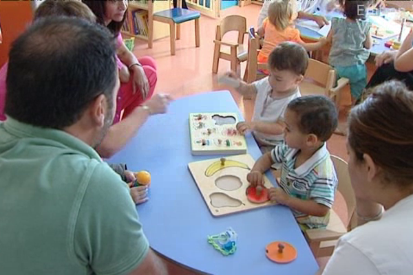 La crèche est privilégiée par beaucoup de parents.