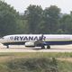 Un avion Ryanair à l'aéroport de Tours en septembre 2023.