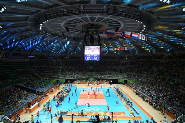 La France s'incline face à l'Italie en volley-ball le 7 août, au gymnase Maracanazinho