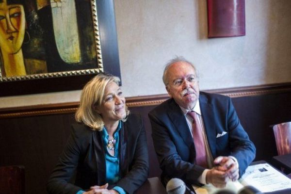 Wallerand de Saint Just et Marine Le Pen