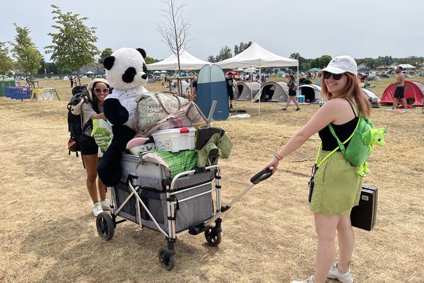 Mister Panda passera lui aussi les Eurocks au camping.