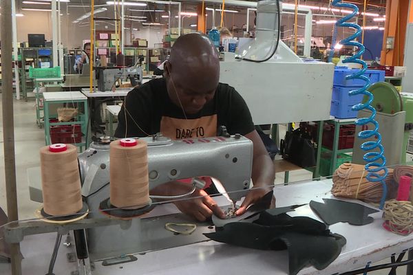 En Guinée, Boubakar Barry dirigeait son entreprise de textile. Limoges, le 20 octobre 2022.