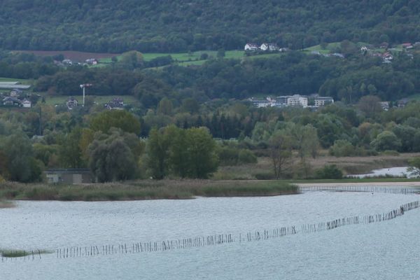 Le lac du Bourget, en Savoie.