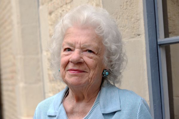 La comédienne Jenny Clève, ici en 2014 à Lille, est décédée à l'âge de 92 ans.