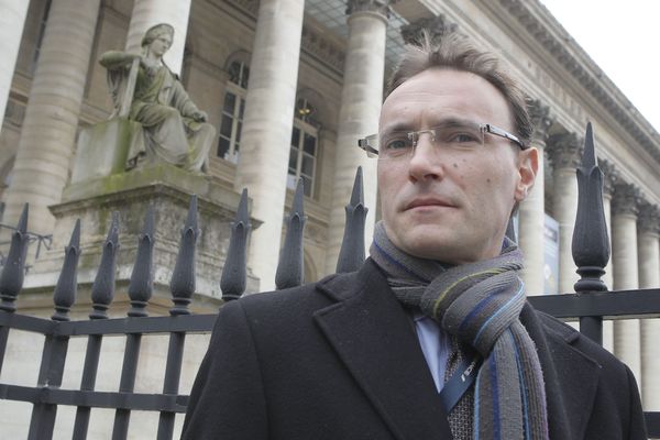 Nicolas Forissier, ancien cadre de la banque UBS et lanceur d'alertes, en 2013 à Paris.