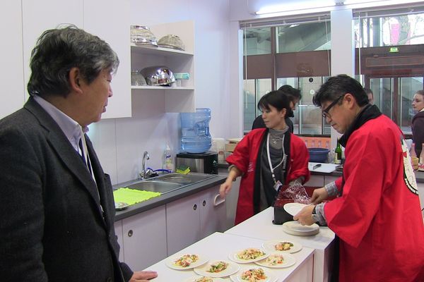 Un stand japonais au salon de l'agriculture pour la première année 