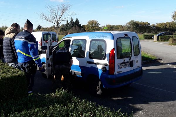 La douane et un hélicoptères étaient également mobilisés pour l'opération.