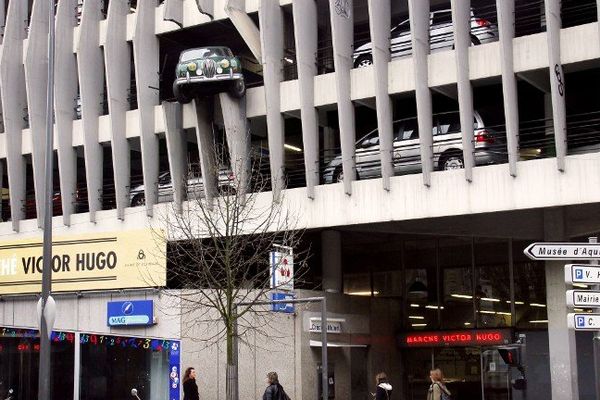 Le parking Victor-Hugo à Bordeaux où est survenu le drame ce mardi 16 septembre en fin de matinée.