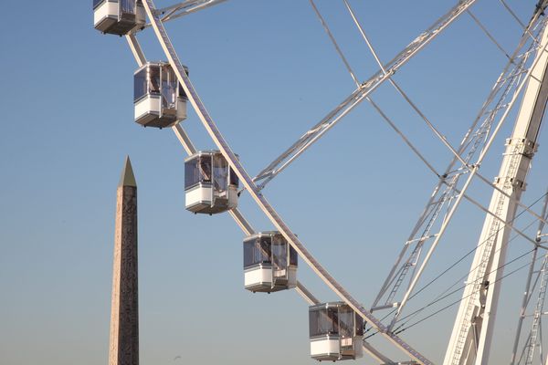 La Grande Roue de Paris, sur la place de la Concorde, en 2016.