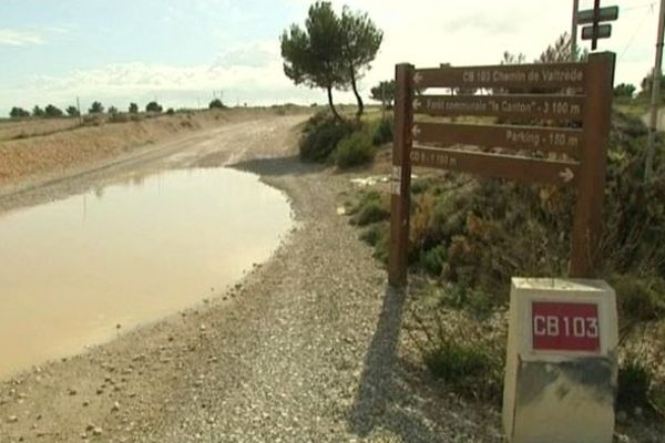 Le chemin forestier de Carry-le-Rouet, près de Marseille, où le corps avait été retrouvé