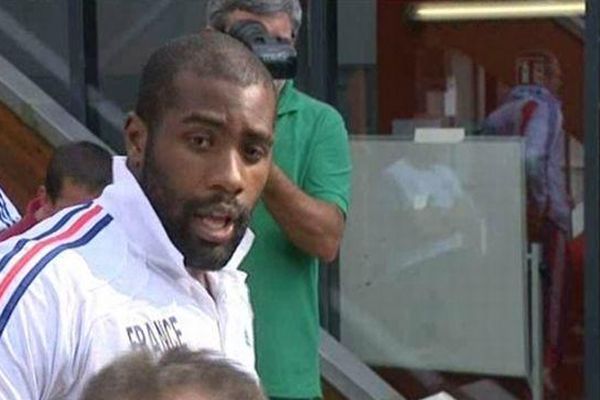 Teddy Riner lors de l'entrainement de l'équipe de France de Judo à Bugeat