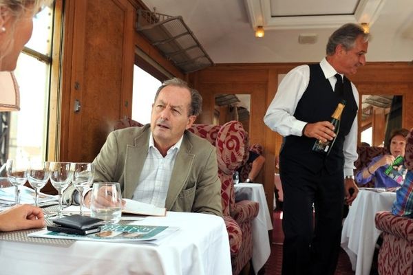 Chanceaux-près-Loches: l'académicien Jean-Marie Rouart à bord de l'Orient Express pour la 16ème édition de la Forêt aux Livres.