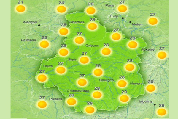 Météo du vendredi matin 5 juin