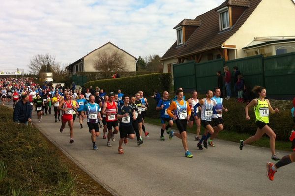 La course a attiré près de 500 participants.