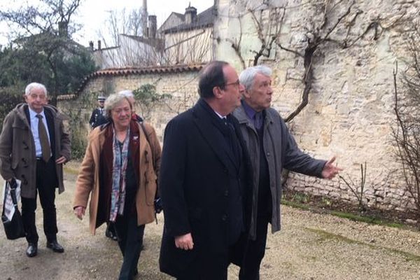 François Hollande à Jarnac