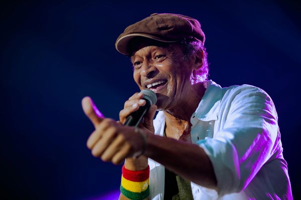 Yannick Noah en concert au parc Blossac de Poitiers le 7 juillet 2023