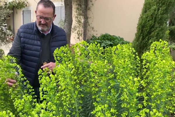 La propriété de Patrick Genty et son compagnon est nichée dans un écrin de verdure, à Verrières (Vienne).