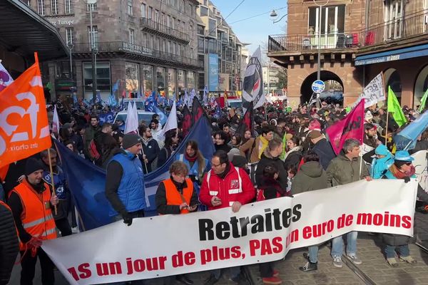 Peu importantes en 1995, les mobilisations contre la réforme des retraites ont battu des records en Alsace en ce début d'année 2023.