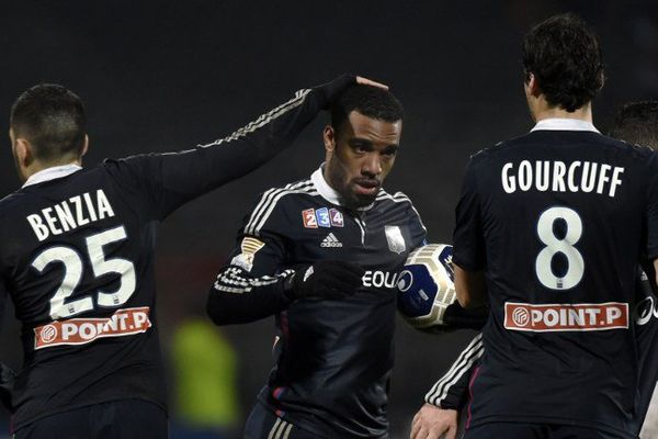 Yoann Gourcuff pendant le match de l'OL contre Monaco, en décembre 2014