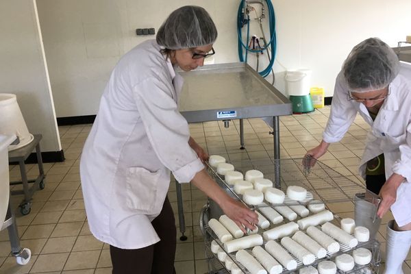 La fromagerie de la ferme du Jard à Vouzan en Charente