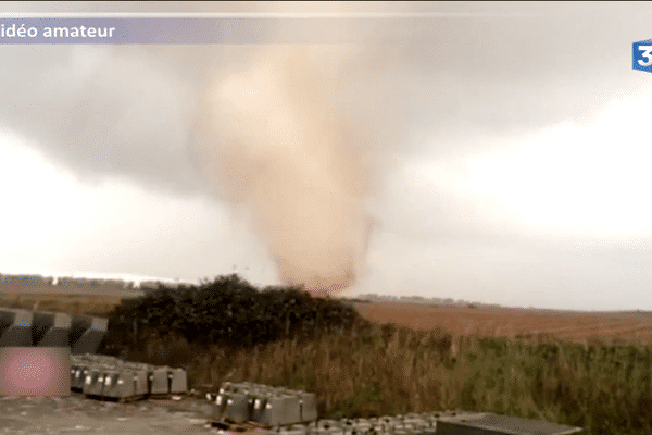 Luçon les images de la petite tornade de lundi.