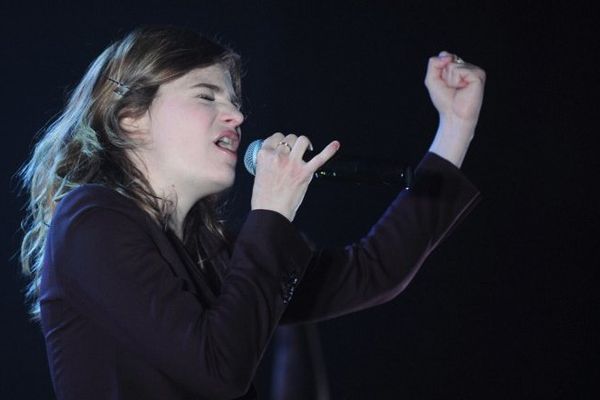 Heloise Letissier, alias Christine and the Queens, ici au Printemps de Bourges, en avril 2013.