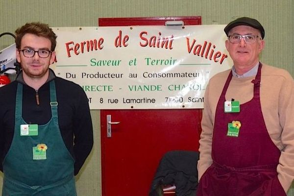 Hubert Beaudot, 60 ans, livre la viande de la ferme de Saint-Vallier, principalement en région parisienne et à Lyon.