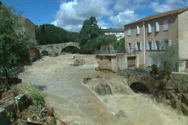 La crue de l'Argens a tout emporté sur son passage.