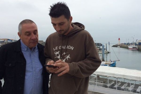 L'ex-mari et le fils de Lysiane Fraigne, Jordhan Watrin.