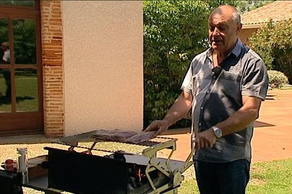 Michel et son barbecue