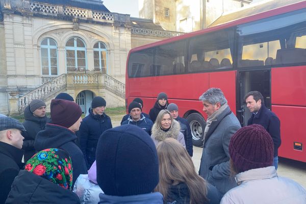 La fanfare ukrainienne quitte Chalon-sur-Saône après le carnaval